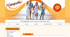 Desktop Screenshot of nutrapathic.com